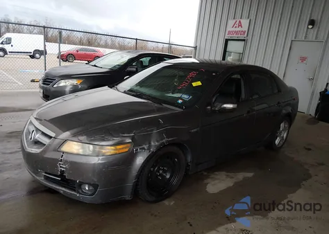 2008 Acura Tl 3.2 z USA, uszkodzony, nr VIN 19UUA66228A036600